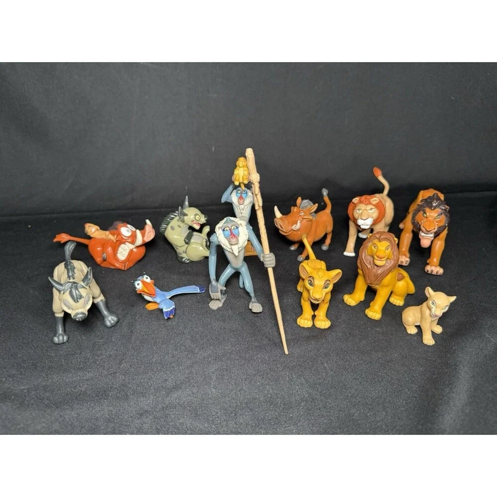 Vintage 90s Lion King Action 12 Figures Bundle Disney Simba Scar Rafiki Zazu Muf - Picture 1 of 7